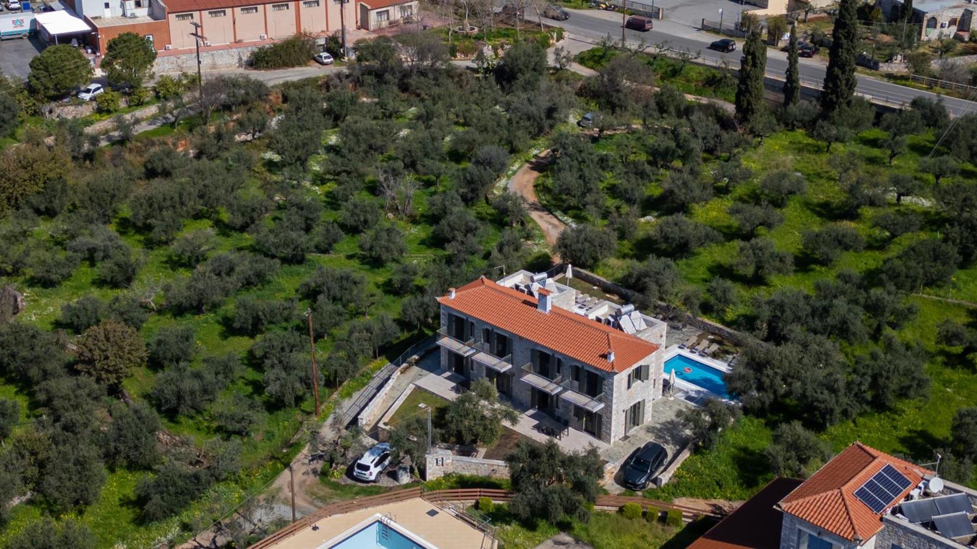 Torri Di Pietra Villa Stoupa Bagian luar foto
