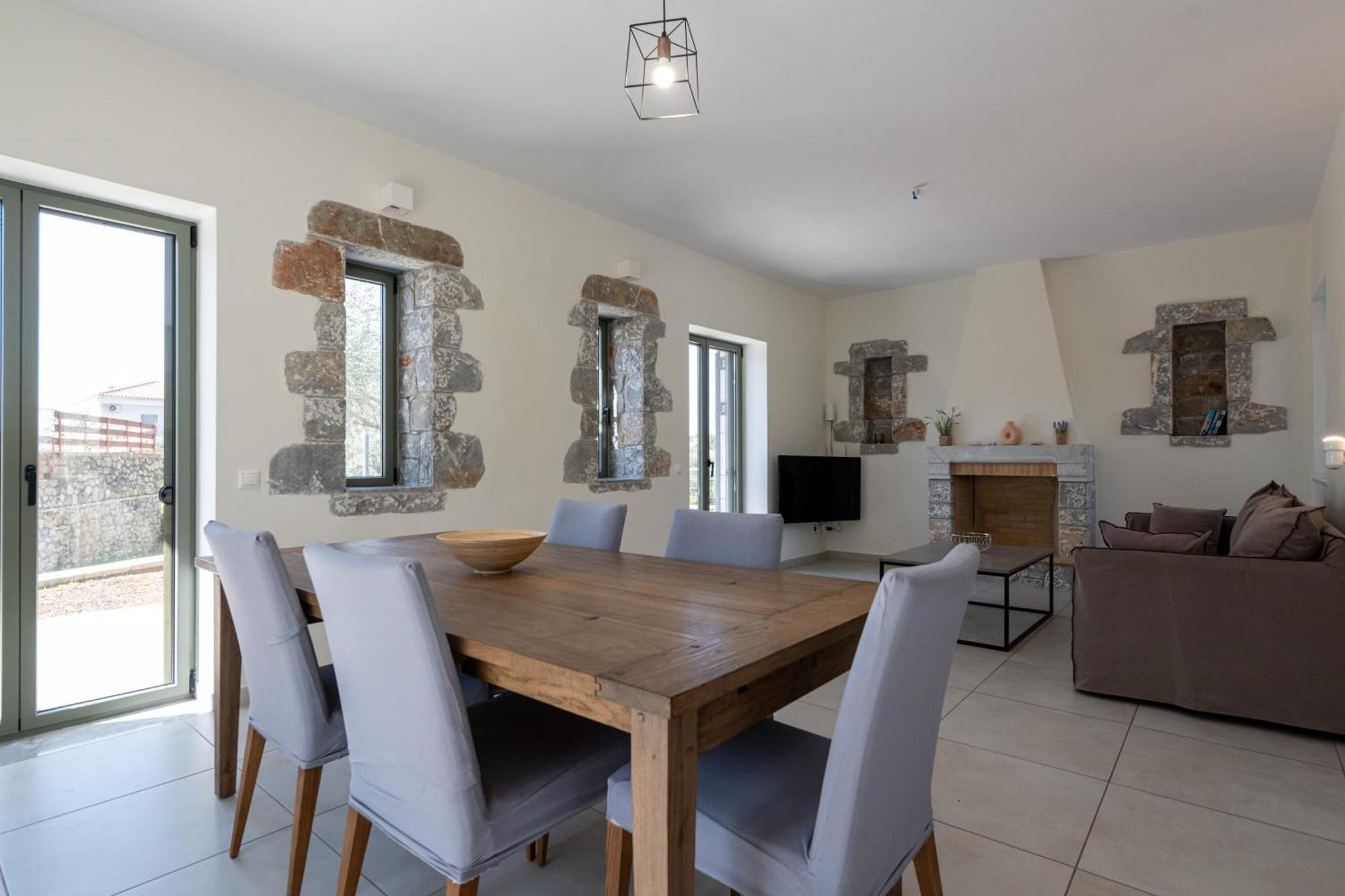 Torri Di Pietra Villa Stoupa Ruang foto